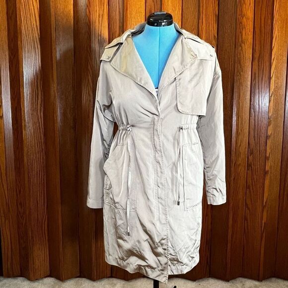 Zara beige rain coat size L - Picture 1 of 5